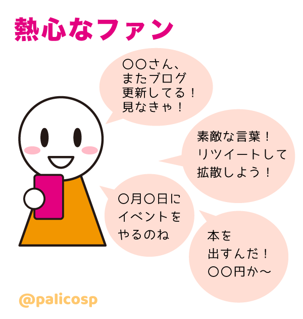 熱心なファン