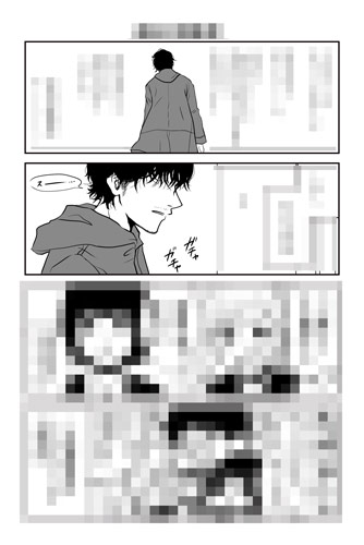 制作中の漫画