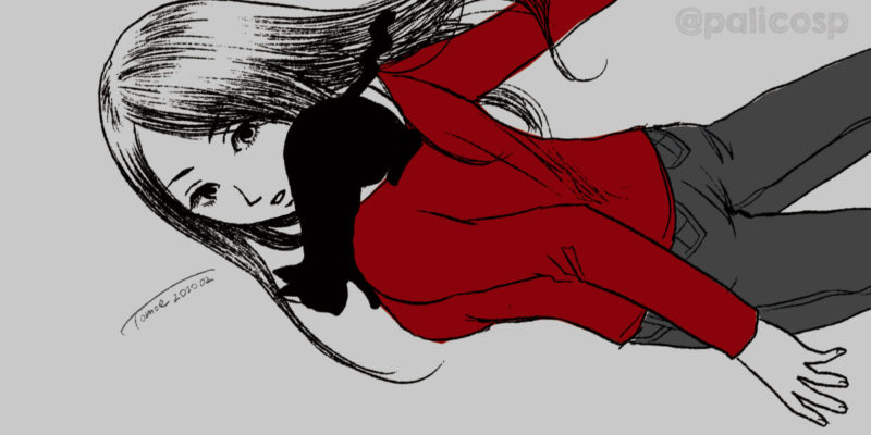 彼女と黒猫