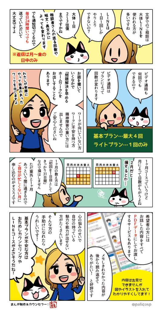 カウンセリング内容・説明漫画2
