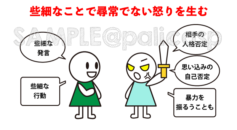 境界性パーソナリティ障害についての解説画像(一部)