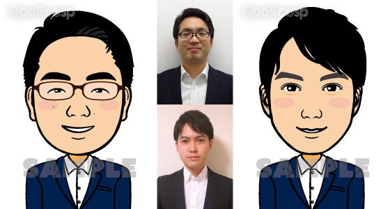 似顔絵・ご本人さまの写真01