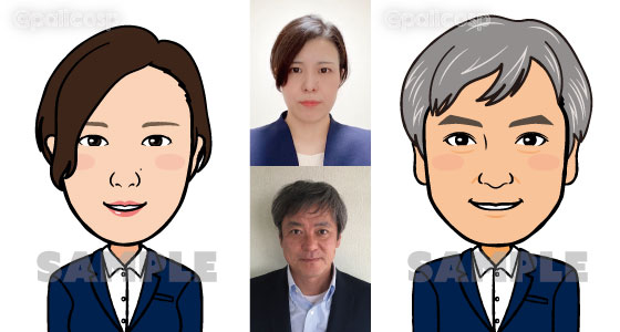 似顔絵・ご本人さまの写真02