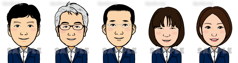 似顔絵イラスト実績紹介